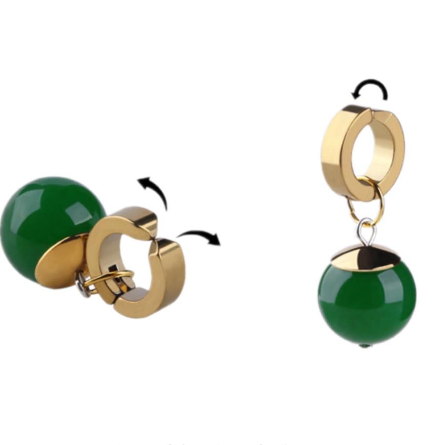 Anime Supreme Kai Black Son Goku Kakarotto Cosplay Zamasu Potara Earrings Ear Stud Pendants