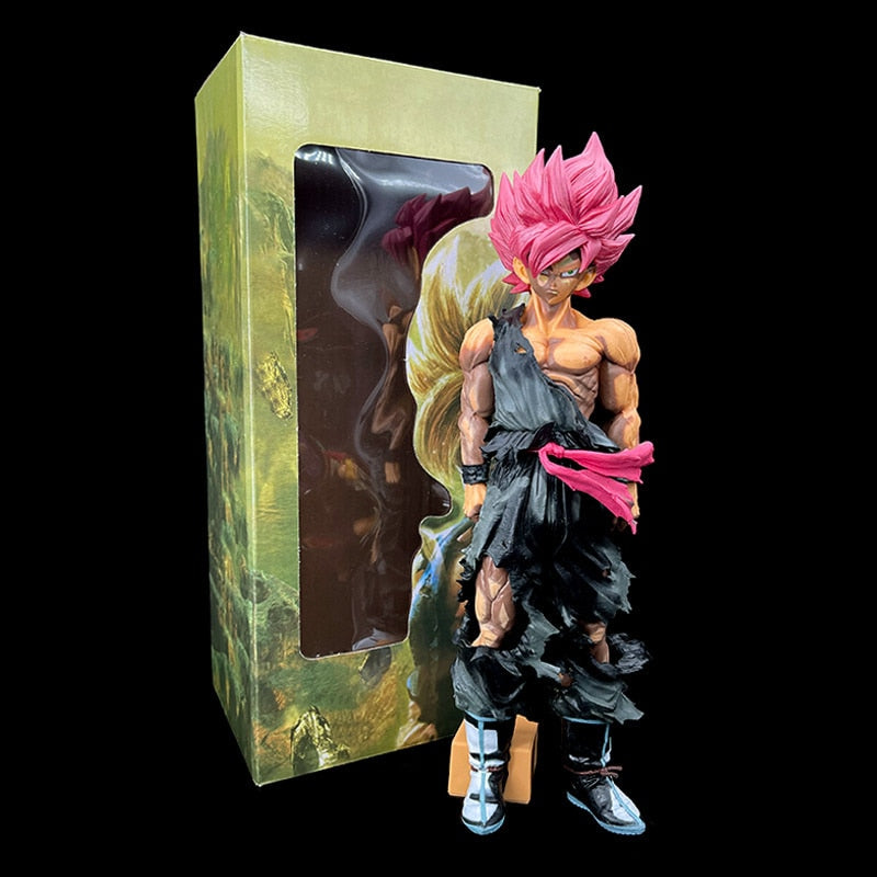 Dragon Ball Z Super Saiyan Anime Figurine Model GK Rose Goku Action Figure DBZ Gohan Figures Vegeta Statue Collection Toy Figma