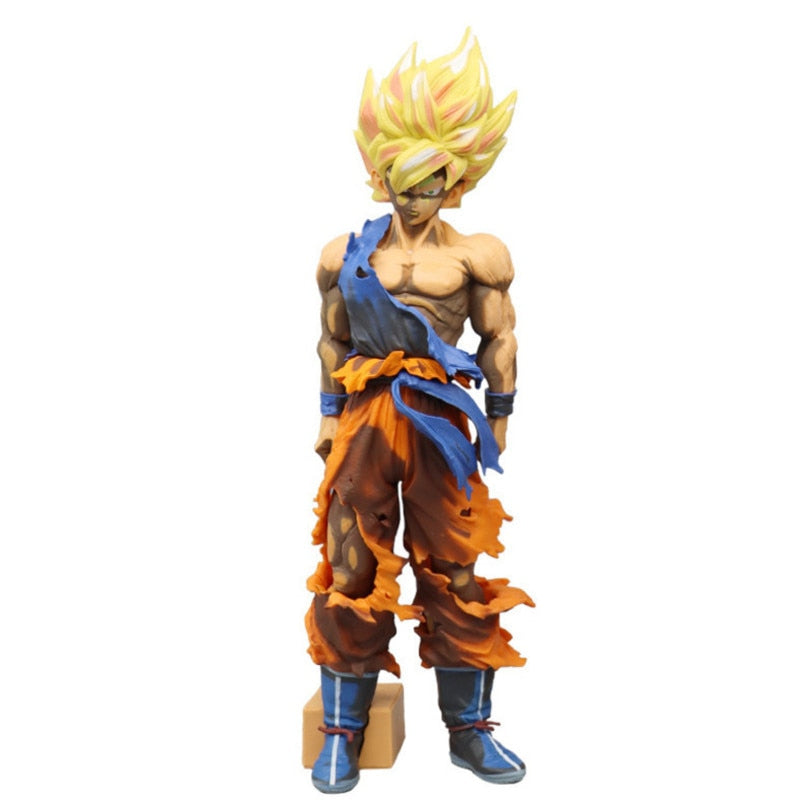 Dragon Ball Z Super Saiyan Anime Figurine Model GK Rose Goku Action Figure DBZ Gohan Figures Vegeta Statue Collection Toy Figma