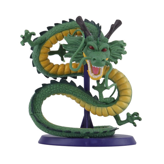 (edited) 12CM Dragon Ball Cyan Dragon Handmade Model Decoration Dragon Ball Z Anime Dragon Doll Toy Decoration Birthday Gift