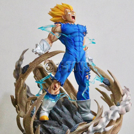 Anime Dragon Ball Z GK Vegeta Figure Self-destruct Majin Vegeta Figurine 27CM PVC Action Figures Collection Model Toys Gifts