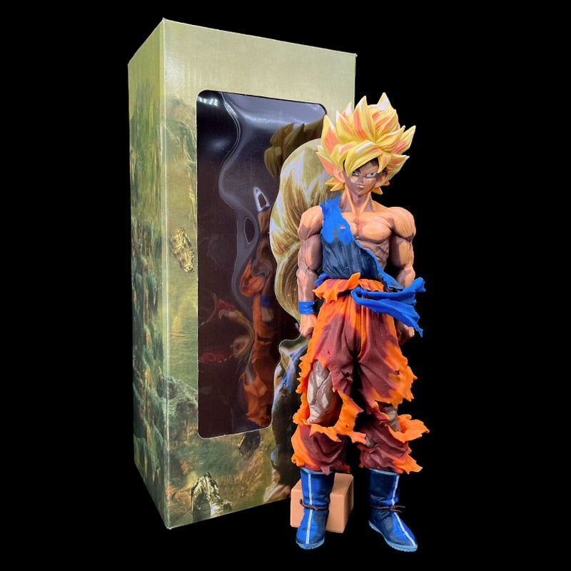 Dragon Ball Z Super Saiyan Anime Figurine Model GK Rose Goku Action Figure DBZ Gohan Figures Vegeta Statue Collection Toy Figma